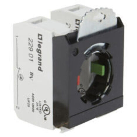Legrand 022976 - Osmoz compo - sous-ensemble bloc - tête non lumineuse - à vis - NO+NF - 3 postes (1/2)