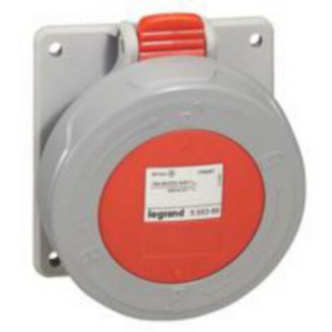 Socle Prise à entraxes unifiés P17 IP66/67 32A 380V à 415V 3P+T LEGRAND 555488