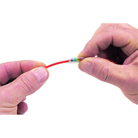 porte repère legrand memocab - pour fil de 0.75 à 4 mm2 - long. 18 mm