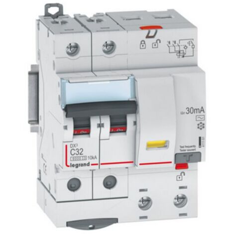 Legrand – Disjoncteur différentiel 32A – Courbe C 30mA – 2 pôles type AC – Tension 230V à 400V – Pouvoir de coupure 6kA (1/5)
