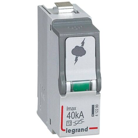 Cassette de remplacement pour parafoudre basse tension typeT2 Imax 40kA (1/2)
