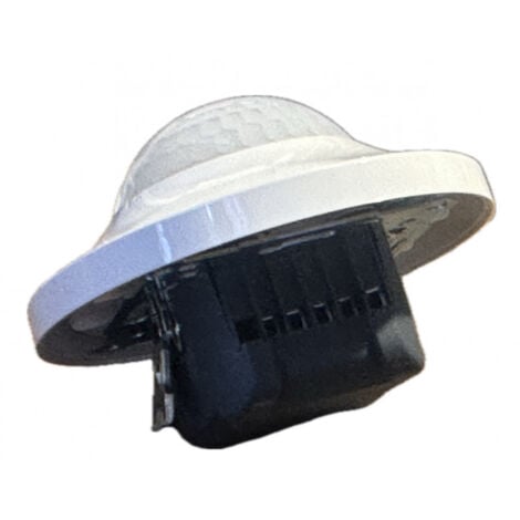 Détecteur de presence encastré maître IR 360° 10A pour ligne d'eclairage dimmable DALI (15 max) portée 7m blanc IP20 Argus