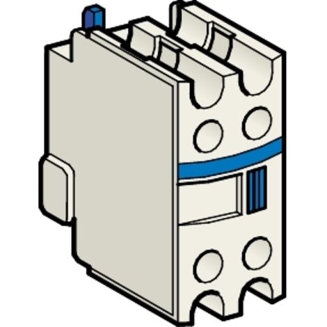Bloc contacts auxiliaires frontaux 1F+1O bornes vis étriers TeSys D (1/10)