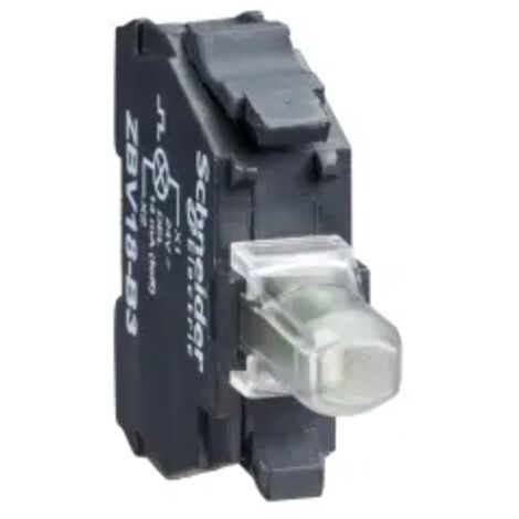 Bloc lumin XB4 XB5 DEL 230/240VAC vert racc vis étrier Harmony (1/4)
