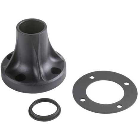 Socle plastique noir fixation pour tube aluminium Ø 25mm Harmony (1/6)