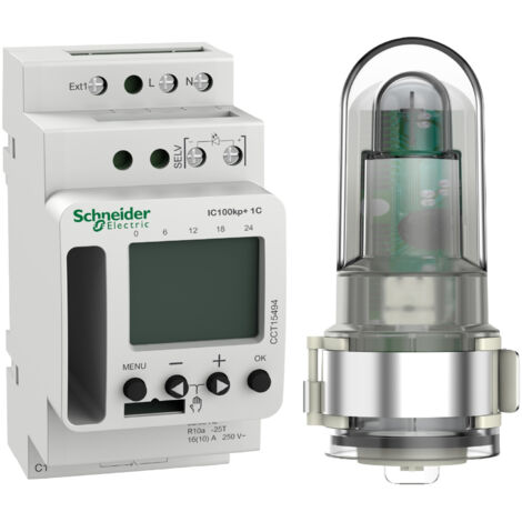 Interrupteur crépusculaire programmable 1 canal smart Acti9 IC100kp+ (1/3)