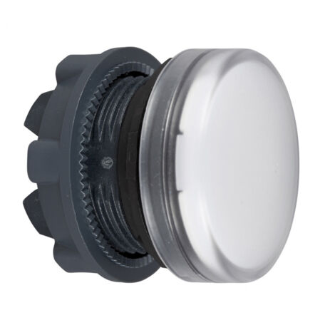 Tete voyant lumineux BA9s Ø22 lisse blanc Harmony XB5 (1/4)