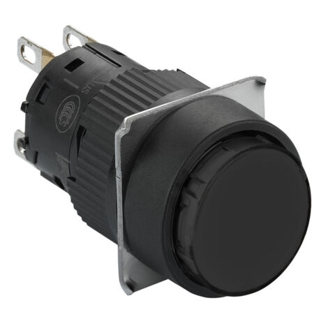 Bouton poussoir Ø16mm à impulsion affleurant 1OF noir Harmony XB6 (1/3)
