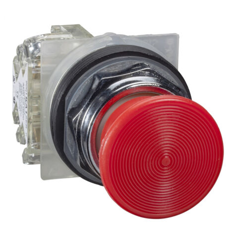 Harmony 9001K bouton-pous. diam. 30 rouge coup-de-poing diam. 41 pousser-tirer SCHNEIDER 9001KR9R94H13 (1/2)