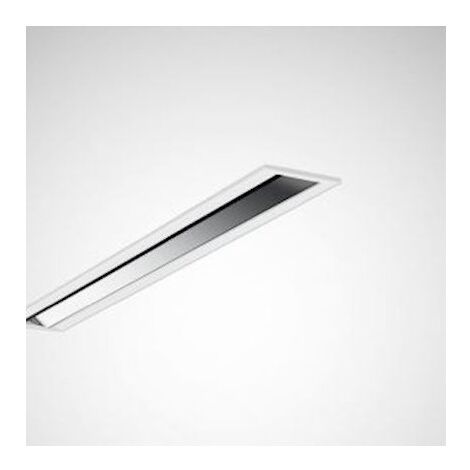 Plafonnier encastré fluo 1x54W (tube T5 non incl) 1200x150mm optique asymétrique ballast électronique TRILUX 6128204
