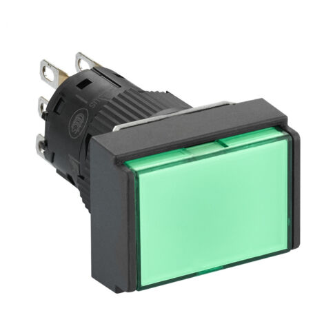 Harmony XB6 bouton-pous. lum. Ø16mm à imp. affleurant 1OF 24V vert SCHNEIDER ELECTRIC XB6EDW3B1P (1/3)