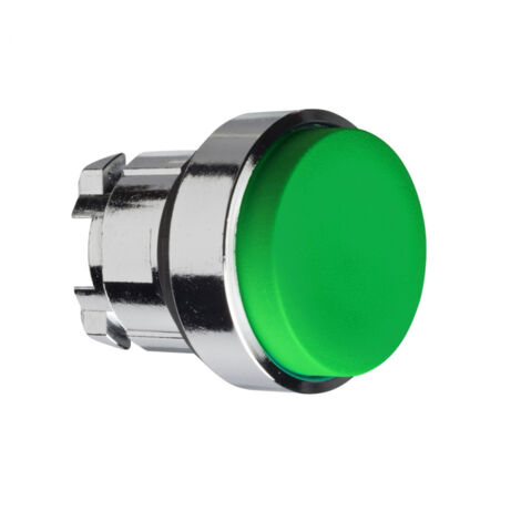 Harmony XB4 tête bouton pousser-pousser Ø22 dépassant vert SCHNEIDER ELECTRIC ZB4BH3 (1/4)