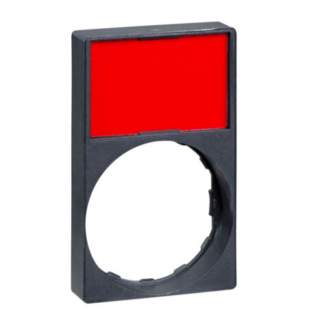 Harmony porte étiquette 30 x 50 mm affleurant Ø22 avec étiquette vierge SCHNEIDER ELECTRIC ZBY6H101 (1/4)