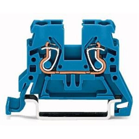 Borne de passage 2C / 2.5 mm² / Bleu WAGO CONTACT 870-904