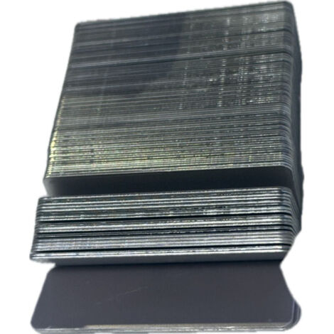 Repérage d'appareils 45 mm Acier inox micro-gravé 1.4301 (ST) argent (boite de 100) CC-M 15/45ST WEIDMULLER 1327740000 (1/4)