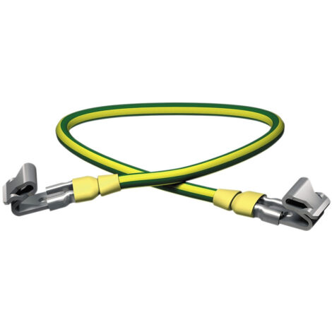 Tresse de Masse Alu de Mise à la Terre OptiLine 45 Longueur 300mm SCHNEIDER ISM10954
