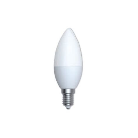 Ampoule LED 6W flamme blanc chaud 2700K 470lm culot E14 230V opaque non-dimmable AIRIS LEDFLAMME6W (1/2)