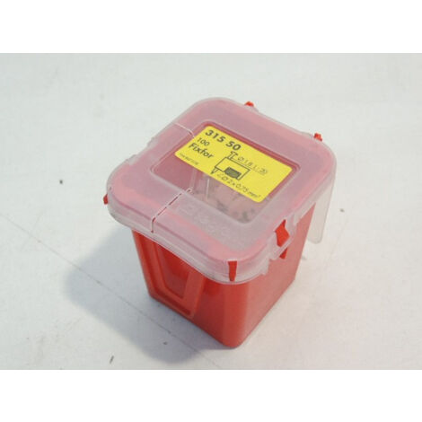 Attache pontet blanche à clouer pour cable méplat 2x0.75mm² (boite de 100) pointe de 20mm FIXFOR LEGRAND 031550