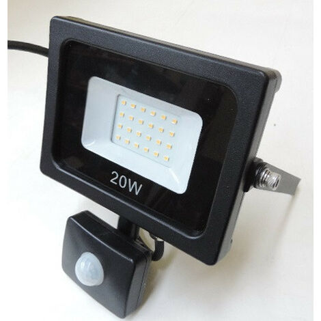 Projecteur extérieur LED ultra plat 50W - Noir - 230V - ®