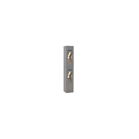 Borne potelet extérieur LED 6W grise Hauteur 500mm lumiere chaud 3000K 600lm 230V IP44 FILO ARLUX