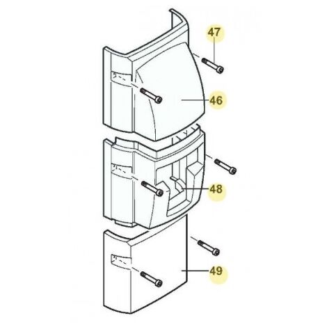 Capots d'habillage plastique pour preparateur solaire DUC750 (Colis EC84) DE DIETRICH 89807204 (1/5)