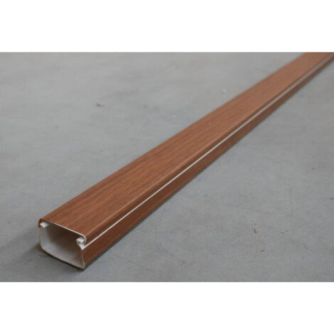 Moulure bois Noyer 40x16mm au mètre – Fixation adhésive – Finition élégante pour décoration intérieure – Compatible surfaces variées – Protec