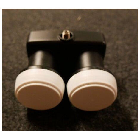 Telefunken – Tête LNB monobloc universelle 6° – Réception satellites ASTRA 19°2 et HOTBIRD 13° – 1 sortie – Installation facile