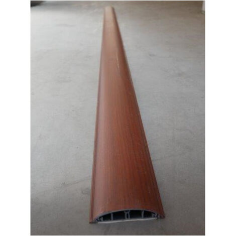 Passage de plancher 90x20mm finition bois Bouleau (au metre) adhésif avec couvercle arrondi