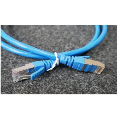 Cordon de brassage RJ45 catégorie 6 F/UTP longueur 1 mètre bleu pour reseau LCS³