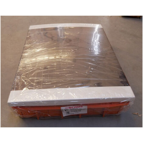 Coffret de distribution encastré 3x18M blanc avec porte fumée et borniers 570x434x95mm IP40 (1/2)