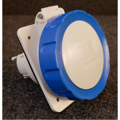 SOCLE PRISE 10°HP IP67 2P+T 32A 230V 6H GEWISS GW62238FH