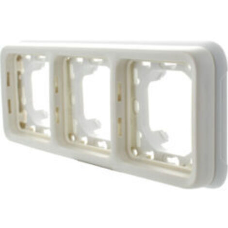 Legrand 069692L Support de plaque Plexo - IP55 - 1 poste - blanc