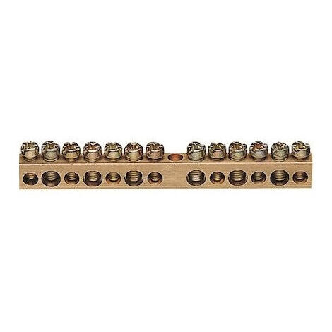 Barrette 85mm sur socle raccordement 6X16mm² + 7X1mm² Hager (1/3)