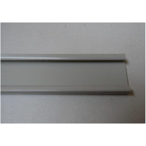 Couvercle gris largeur 25mm (au mètre) pour goulotte de cablage Segma ZH PCABS 25mm Planet Wattohm (1/2)
