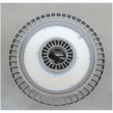 Luminaire suspendu LED 150W Highbay 4000K 21900lm Ø 400x174mm avec cable 1m + crochet IP65 Sylvania (1/5)