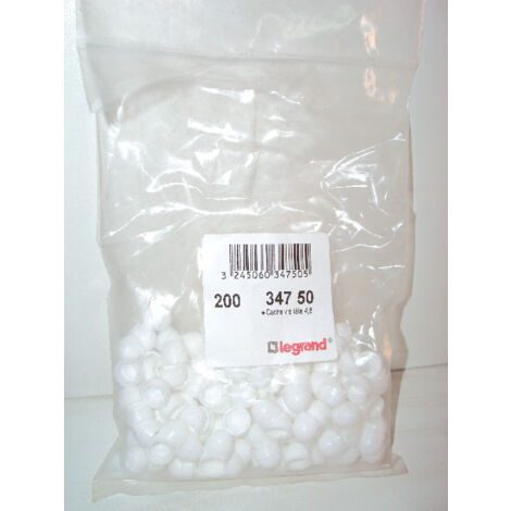 Cache vis tete h.4.8mm (à l'unité) LEGRAND 034750