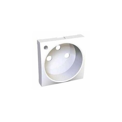 Enjoliveur prise 2P+T rotatif blanc type 45 ALTIRA SCHNEIDER ALB45097 (1/3)