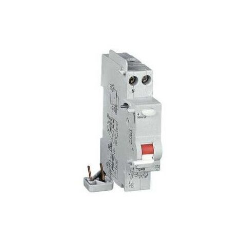 Bloc differentiel 40A 1P+N 300mA type AC VIGI TG40 (remplacé par A9N21483) SCHNEIDER 21483