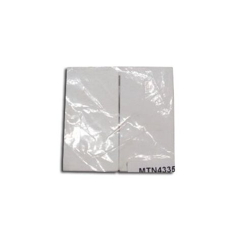 Enjoliveur blanc double commande lumineuse MPLAN SCHNEIDER MTN433519 (1/3)