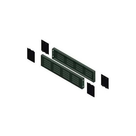 Jeu 2 trappes latérales noir auto-ventilées 100x800mm pour coffret SPACIAL sm-sf SCHNEIDER ELECTRIC NSYSPV8100