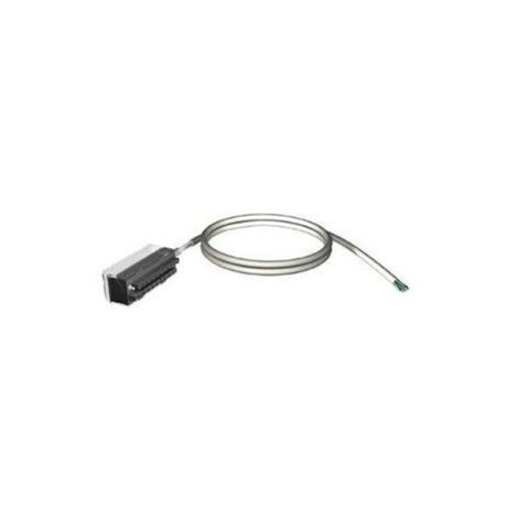 Cordon de raccordement 10m avec 1 connecteur FTB et un embout 20 fils pour module d'E/S Modicom SCHNEIDER ELECTRIC BMXFTW1001 (1/3)
