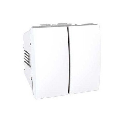 Va et vient lumineux 1 module SCHNEIDER Unica mécanisme blanc
