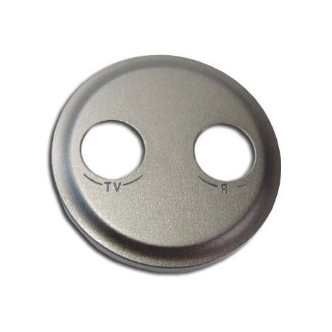 Enjoliveur pour prise TV-FM graphite rond Céliane LEGRAND 064932 (1/3)