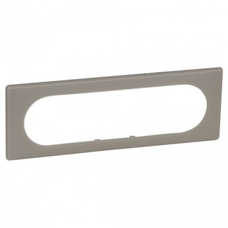 Plaque triple argile 6/8 modules (3 postes) finition poudrée Céliane LEGRAND 066726