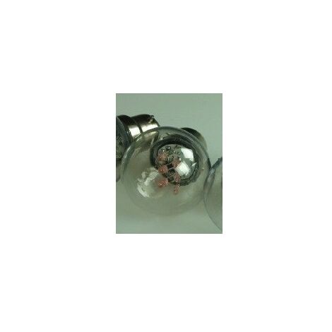 Ampoule Led rose 1.2W filament culot B22 230V usage extérieur sur guirlande à douille IPX4 (à l'unité) Blachere LDL18-B22