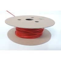 Gaine thermorétractable rouge paroi mince pour cable Ø 0.6-1.2mm retreint 3/1 de 0.5mm à 1.5mm rouleau de 12m HSR 3000 3M 85811