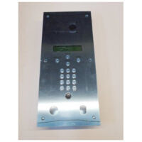 Platine de rue inox MH + 1250IV 405x180x55mm pour groupes audio-video simplebus + module vigik (non incl) Comelit