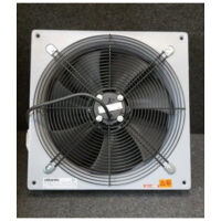 Ventilateur helicoide basse conso 230W Ø 410mm cadre 490x490mm tri 400V IP54 pour ventilation conduit PERF BC 400T Atlantic