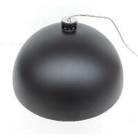 Suspension réflecteur noir mat (intérieur blanc) Ø 450mm pour lampe E27 230V (non incl) câble 2.5m 800 ALB ENW 531 NEMO 0657418
