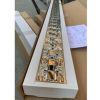 Plafonnier apparent fluo tube T5 35/49/80W (non incl) 1495x146x58mm detecteur presence ballast HFR DALI 230V IK07 IP20 KLINO